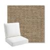 Picture of Mainstreet Latte | Bullnose Back Deep Seating Outdoor Cushions - Sunbrella© Fabric