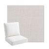 Picture of Metamorphic Snow | Bullnose Back Deep Seating Outdoor Cushions - Sunbrella© Fabric