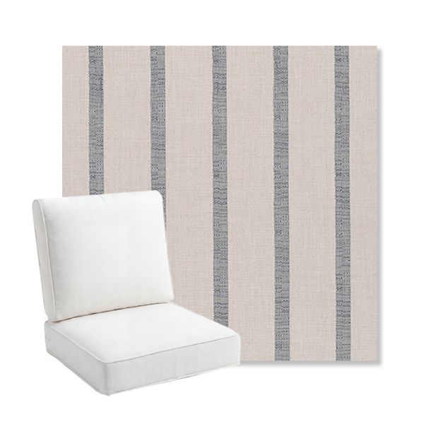 Picture of Mixi Sky | Bullnose Back Deep Seating Outdoor Cushions - Sunbrella© Fabric
