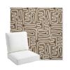 Picture of Nema Pampas | Bullnose Back Deep Seating Outdoor Cushions - Sunbrella© Fabric