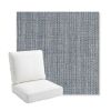 Picture of Nova Denim | Bullnose Back Deep Seating Outdoor Cushions - Sunbrella© Fabric