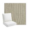 Picture of Nova Moss | Bullnose Back Deep Seating Outdoor Cushions - Sunbrella© Fabric