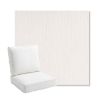 Picture of Nova Parchment | Bullnose Back Deep Seating Outdoor Cushions - Sunbrella© Fabric