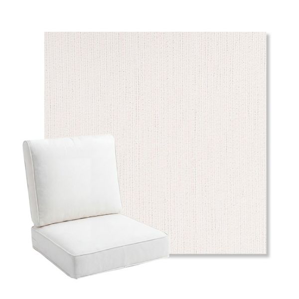 Picture of Nova Parchment | Bullnose Back Deep Seating Outdoor Cushions - Sunbrella© Fabric