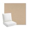Picture of Nuance Sand | Bullnose Back Deep Seating Outdoor Cushions - Sunbrella© Fabric