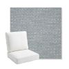 Picture of Nurture Haze | Bullnose Back Deep Seating Outdoor Cushions - Sunbrella© Fabric