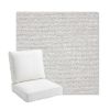 Picture of Nurture Pebble | Bullnose Back Deep Seating Outdoor Cushions - Sunbrella© Fabric