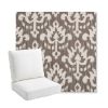 Picture of Patra Mushroom | Bullnose Back Deep Seating Outdoor Cushions - Sunbrella© Fabric