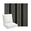 Picture of Peyton Granite | Bullnose Back Deep Seating Outdoor Cushions - Sunbrella© Fabric