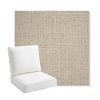 Picture of Piazza Dove | Bullnose Back Deep Seating Outdoor Cushions - Sunbrella© Fabric
