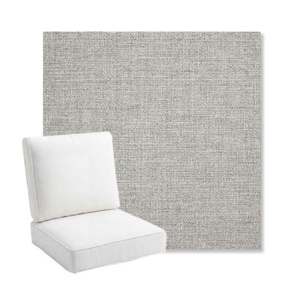 Picture of Piazza Pebble | Bullnose Back Deep Seating Outdoor Cushions - Sunbrella© Fabric