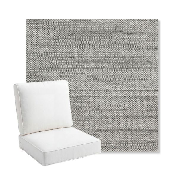Picture of Piazza Stone | Bullnose Back Deep Seating Outdoor Cushions - Sunbrella© Fabric