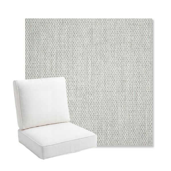 Picture of Pique Cloud | Bullnose Back Deep Seating Outdoor Cushions - Sunbrella© Fabric