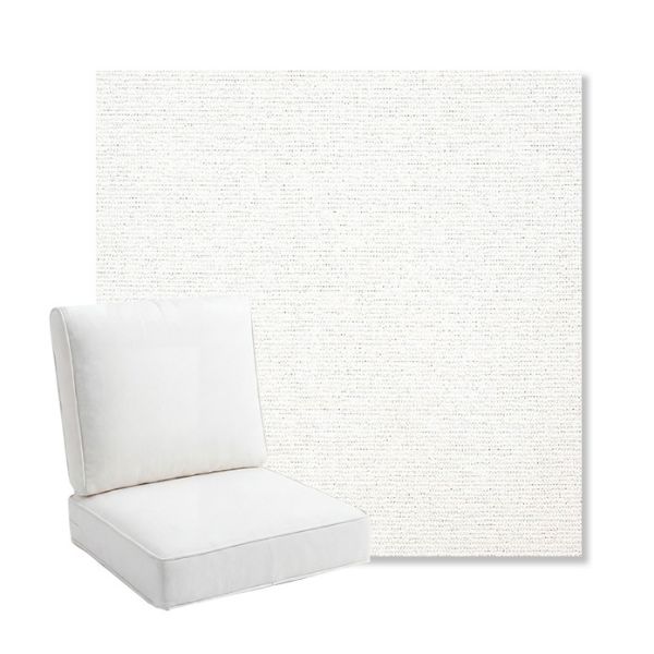Picture of Platform Salt | Bullnose Back Deep Seating Outdoor Cushions - Sunbrella© Fabric