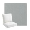 Picture of Play Sky | Bullnose Back Deep Seating Outdoor Cushions - Sunbrella© Fabric
