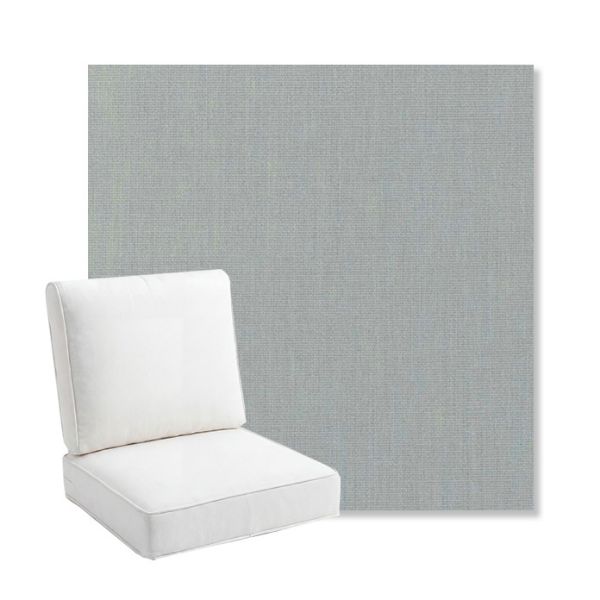 Picture of Play Sky | Bullnose Back Deep Seating Outdoor Cushions - Sunbrella© Fabric