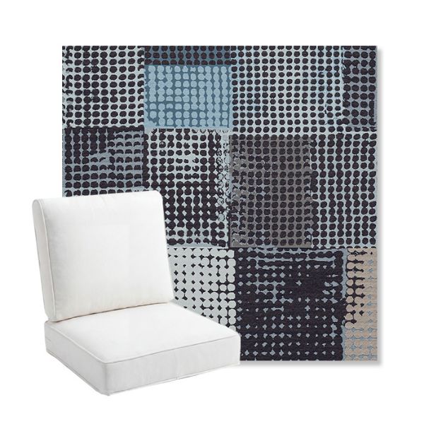 Picture of Pop Patch | Bullnose Back Deep Seating Outdoor Cushions - Sunbrella© Fabric