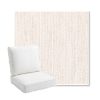 Picture of Poros Eggshell | Bullnose Back Deep Seating Outdoor Cushions - Sunbrella© Fabric