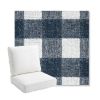 Picture of Preso Indigo | Bullnose Back Deep Seating Outdoor Cushions - Sunbrella© Fabric