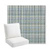 Picture of Principle Lagoon | Bullnose Back Deep Seating Outdoor Cushions - Sunbrella© Fabric