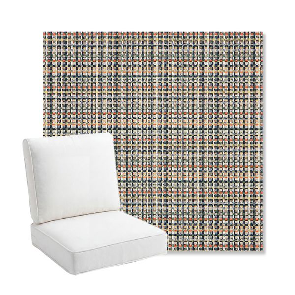 Picture of Principle Tropics | Bullnose Back Deep Seating Outdoor Cushions - Sunbrella© Fabric