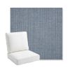 Picture of Proven Denim | Bullnose Back Deep Seating Outdoor Cushions - Sunbrella© Fabric