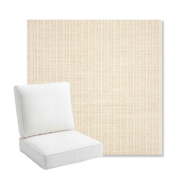 Picture of Proven Flax | Bullnose Back Deep Seating Outdoor Cushions - Sunbrella© Fabric