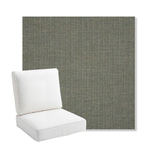 Picture of Proven Olive | Bullnose Back Deep Seating Outdoor Cushions - Sunbrella© Fabric