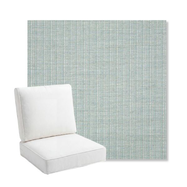 Picture of Proven Seaglass | Bullnose Back Deep Seating Outdoor Cushions - Sunbrella© Fabric