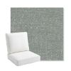 Picture of Rafi Mist | Bullnose Back Deep Seating Outdoor Cushions - Sunbrella© Fabric