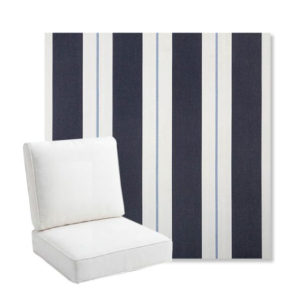 Picture of Relate Harbor | Bullnose Back Deep Seating Outdoor Cushions - Sunbrella© Fabric