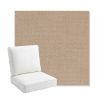 Picture of Remix Camel | Bullnose Back Deep Seating Outdoor Cushions - Sunbrella© Fabric