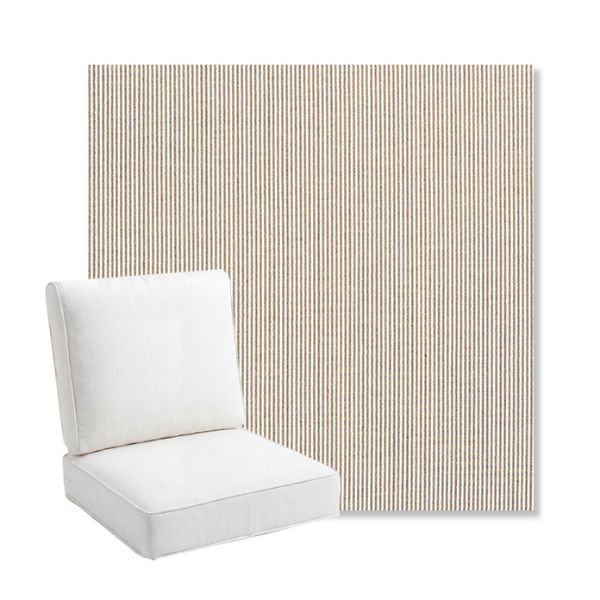 Picture of Replay Char | Bullnose Back Deep Seating Outdoor Cushions - Sunbrella© Fabric