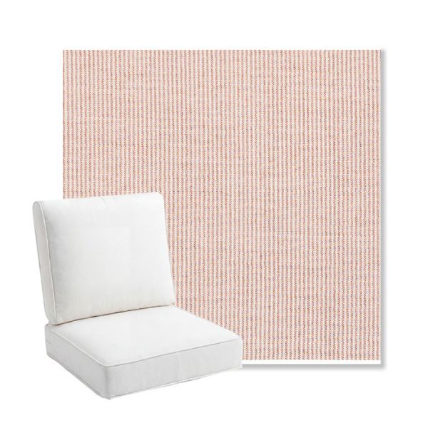 Picture of Replay Clay | Bullnose Back Deep Seating Outdoor Cushions - Sunbrella© Fabric
