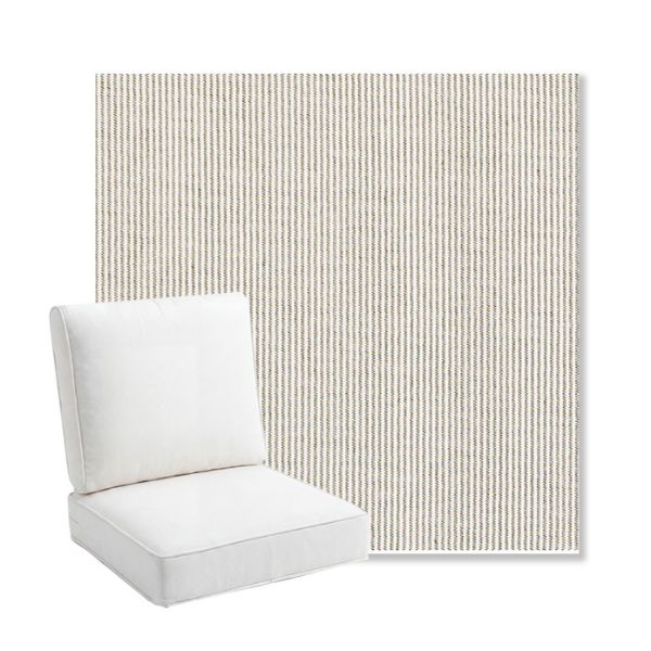 Picture of Replay Fern | Bullnose Back Deep Seating Outdoor Cushions - Sunbrella© Fabric