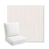 Picture of Replay Linen | Bullnose Back Deep Seating Outdoor Cushions - Sunbrella© Fabric