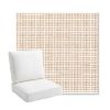 Picture of Rest Bisque | Bullnose Back Deep Seating Outdoor Cushions - Sunbrella© Fabric