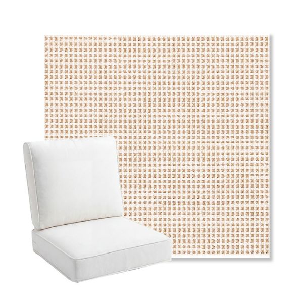 Picture of Rest Bisque | Bullnose Back Deep Seating Outdoor Cushions - Sunbrella© Fabric