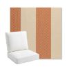 Picture of Rothko Lobster Roll | Bullnose Back Deep Seating Outdoor Cushions - Sunbrella© Fabric