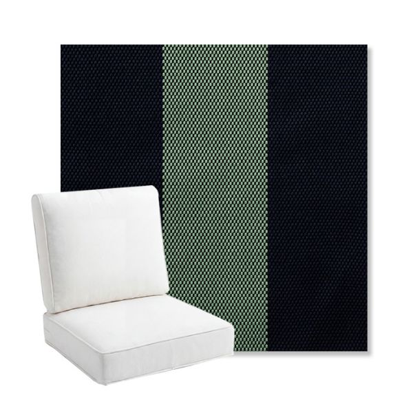 Picture of Rothko Mint Julep | Bullnose Back Deep Seating Outdoor Cushions - Sunbrella© Fabric