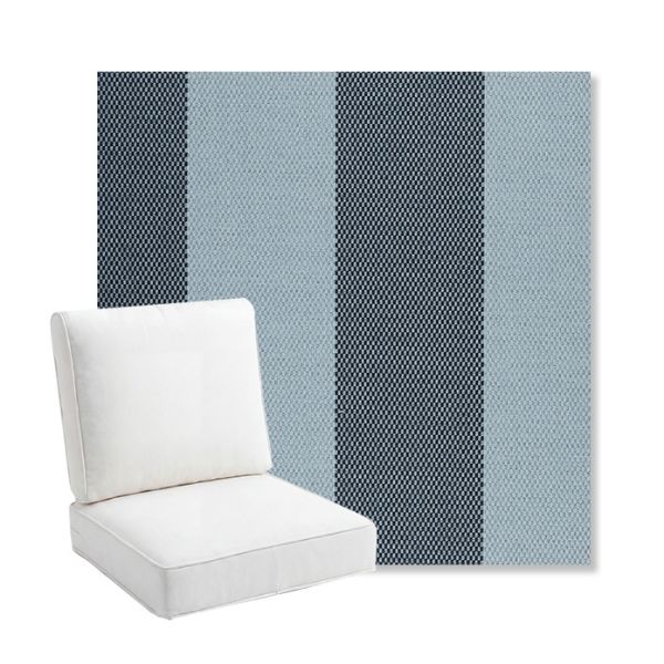 Picture of Rothko Oceanfront | Bullnose Back Deep Seating Outdoor Cushions - Sunbrella© Fabric