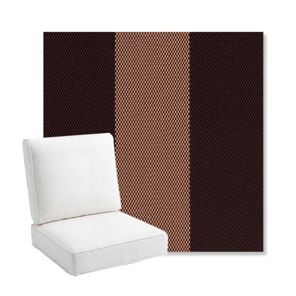 Picture of Rothko Sangria | Bullnose Back Deep Seating Outdoor Cushions - Sunbrella© Fabric