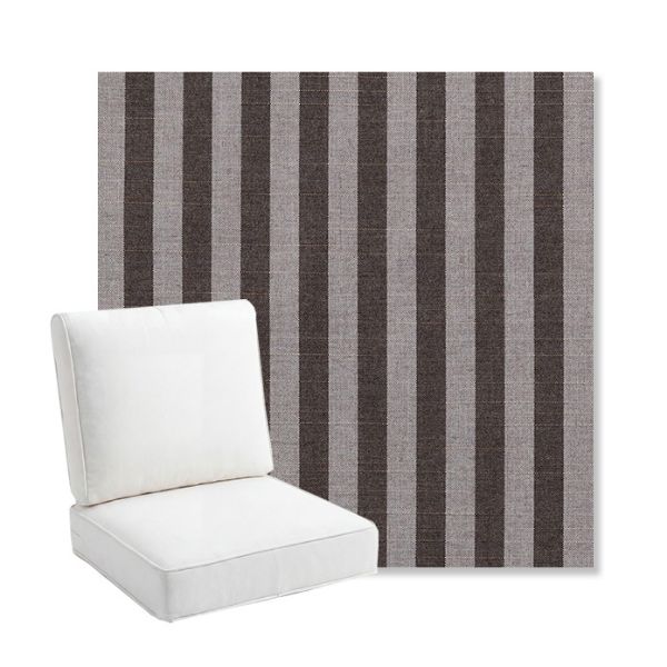 Picture of Sail Away Java | Bullnose Back Deep Seating Outdoor Cushions - Sunbrella© Fabric