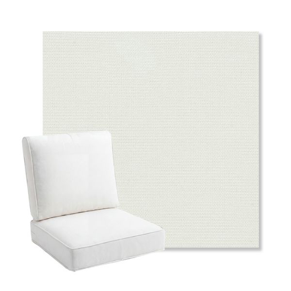 Picture of Sailcloth Salt | Bullnose Back Deep Seating Outdoor Cushions - Sunbrella© Fabric