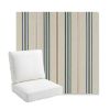 Picture of Saltillo Sagebrush | Bullnose Back Deep Seating Outdoor Cushions - Sunbrella© Fabric