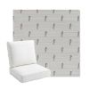 Picture of Schooner Plank | Bullnose Back Deep Seating Outdoor Cushions - Sunbrella© Fabric