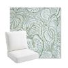 Picture of Sensibilty Spring | Bullnose Back Deep Seating Outdoor Cushions - Sunbrella© Fabric