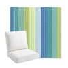 Picture of Seville Seaside | Bullnose Back Deep Seating Outdoor Cushions - Sunbrella© Fabric