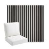 Picture of Shore Classic | Bullnose Back Deep Seating Outdoor Cushions - Sunbrella© Fabric