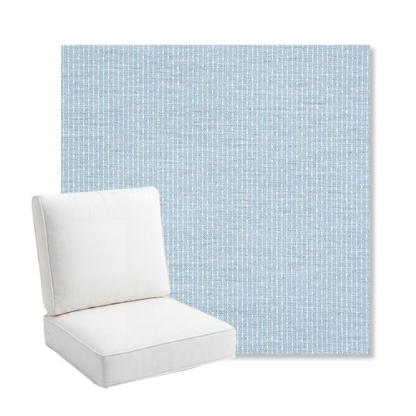 Picture of Solo Ocean | Bullnose Back Deep Seating Outdoor Cushions - Sunbrella© Fabric